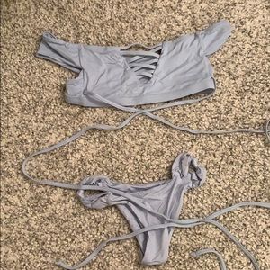 Frankie’s bikinis off the shoulder size xs